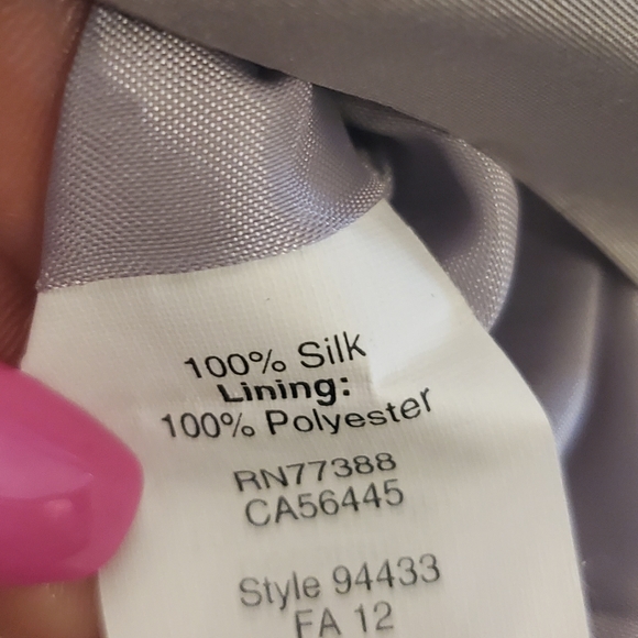 J.Crew Womens Gray Back Zip Bridesmaids Dress 4 - Picture 3 of 9